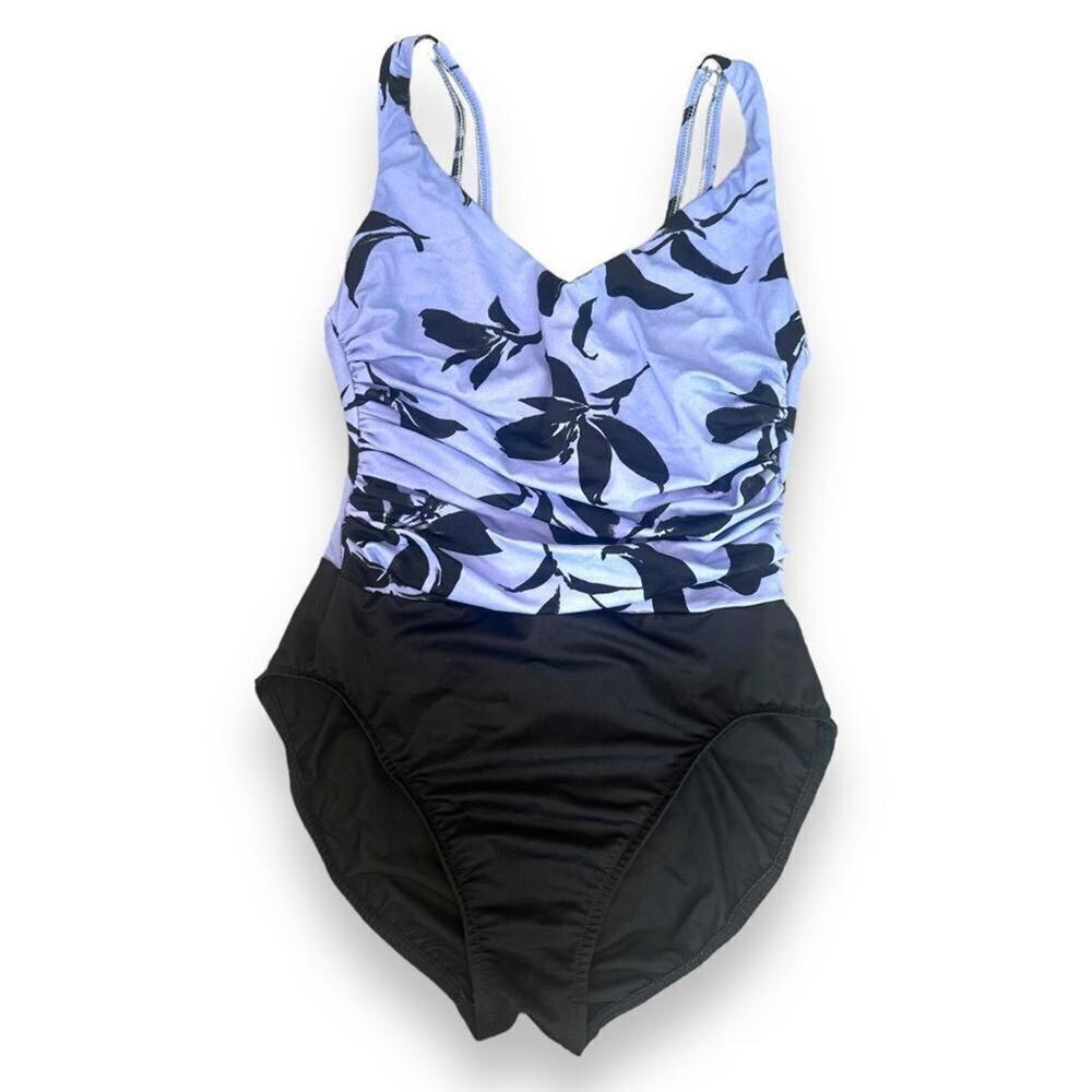 Miraclesuit - One Piece Body Shaping Swimsuit Floral Size 12